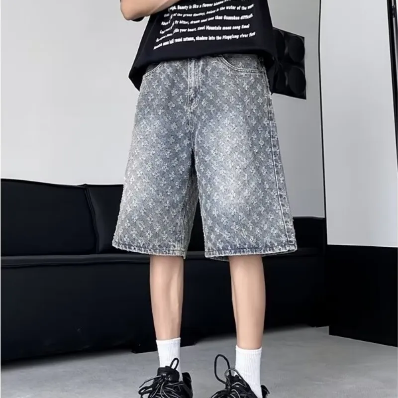 SIL VITIN Denim Shorts Unisex-2
