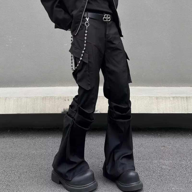 SIL VITIN Casual Pants Unisex Black-1