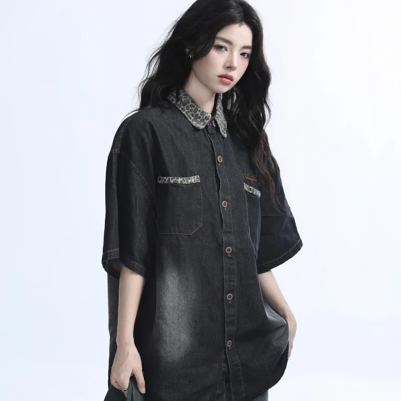 SIL VITIN Denim Jackets Unisex Black-7
