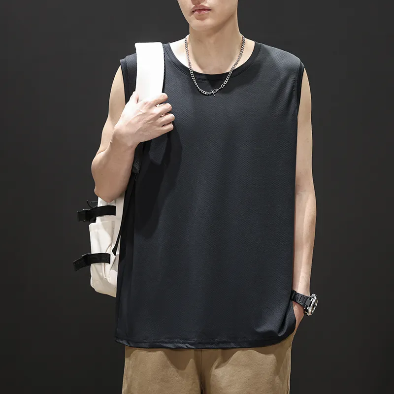 SIL VITIN Tank Tops Unisex Black-3