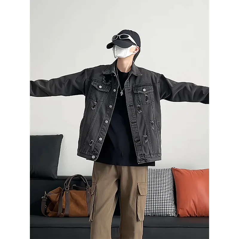 SIL VITIN Denim Jackets Unisex-1