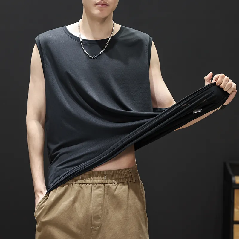 SIL VITIN Tank Tops Unisex Black-5