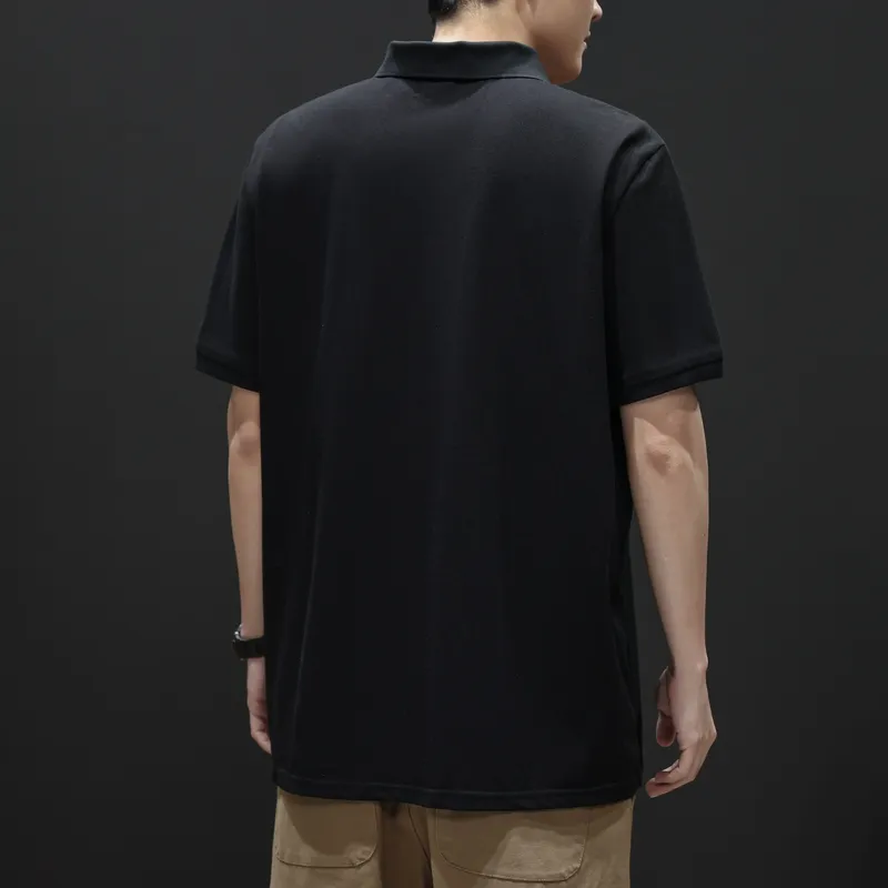 SIL VITIN Polo Shirts Unisex Black-1