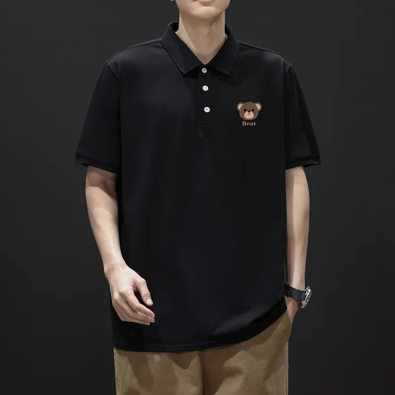 SIL VITIN Polo Shirts Unisex Black-3