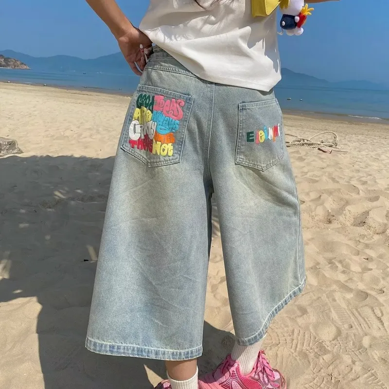 SIL VITIN Denim Shorts Unisex-4