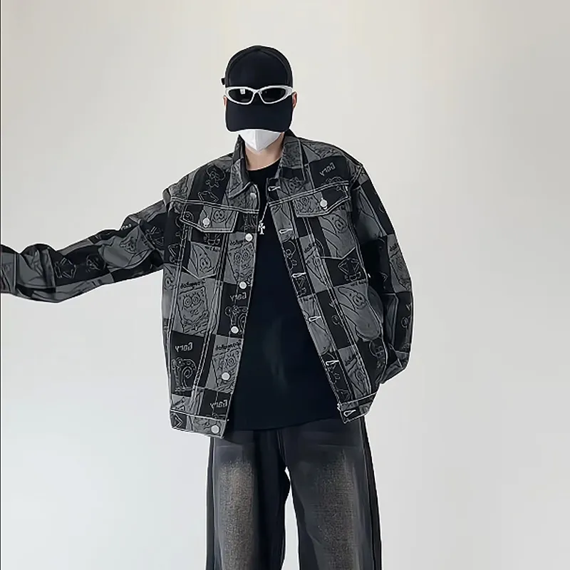 SIL VITIN Denim Jacket Unisex Black-2