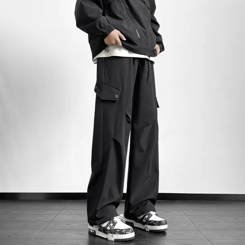 SIL VITIN Casual Pants Unisex Black-3