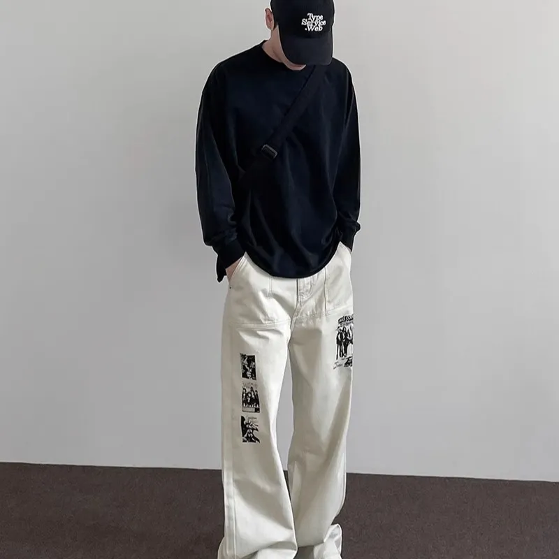 SIL VITIN Jeans Unisex White-4