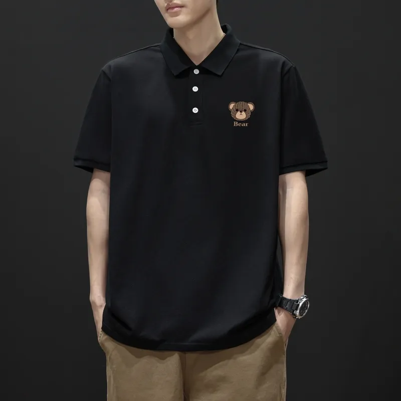 SIL VITIN Polo Shirts Unisex Black-2