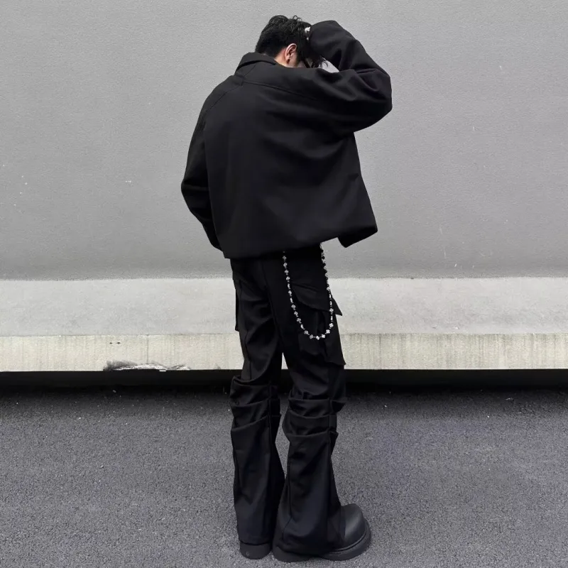 SIL VITIN Casual Pants Unisex Black-3