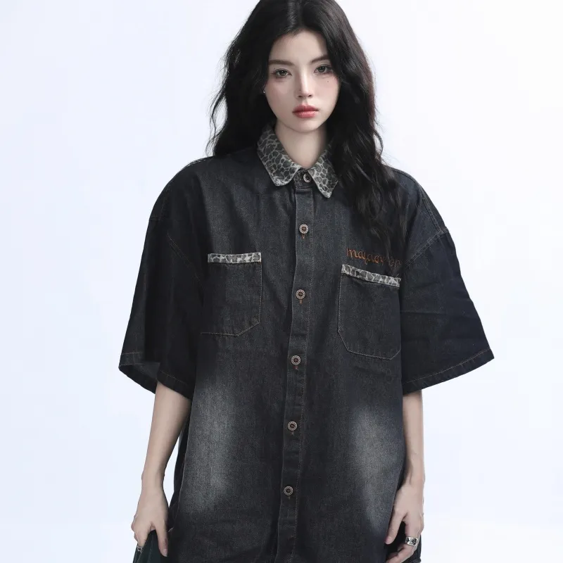 SIL VITIN Denim Jackets Unisex Black-6