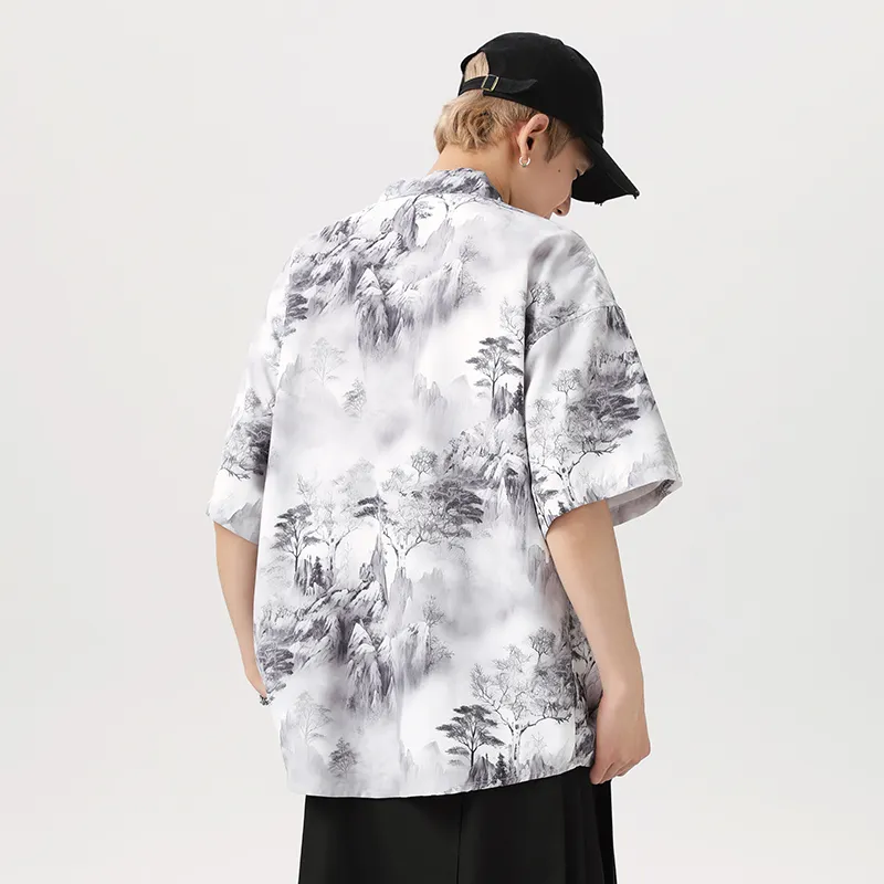 SIL VITIN Shirts Unisex Ink Wash Jungle-3