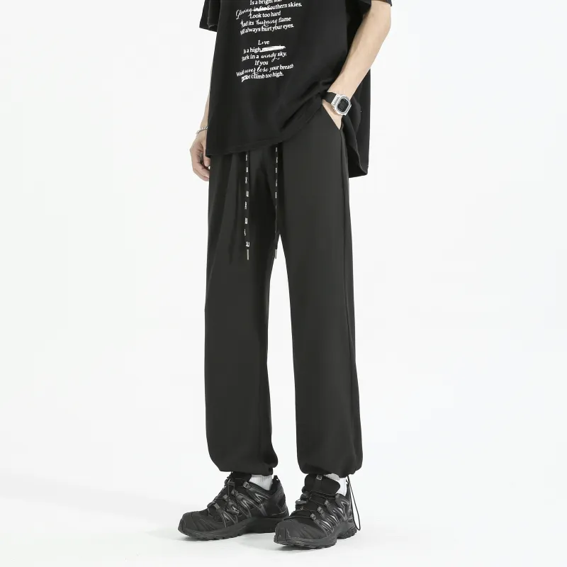 SIL VITIN Casual Pants Unisex Black-3