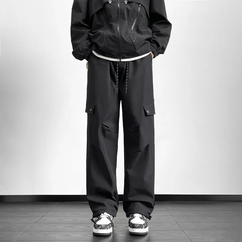SIL VITIN Casual Pants Unisex Black-1