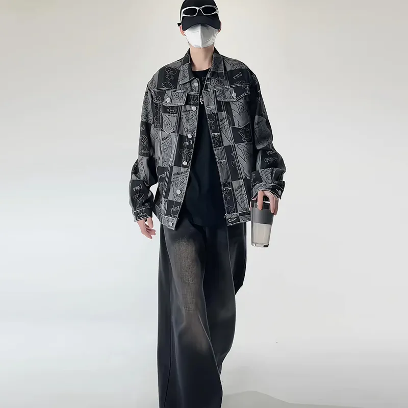 SIL VITIN Denim Jacket Unisex Black-4