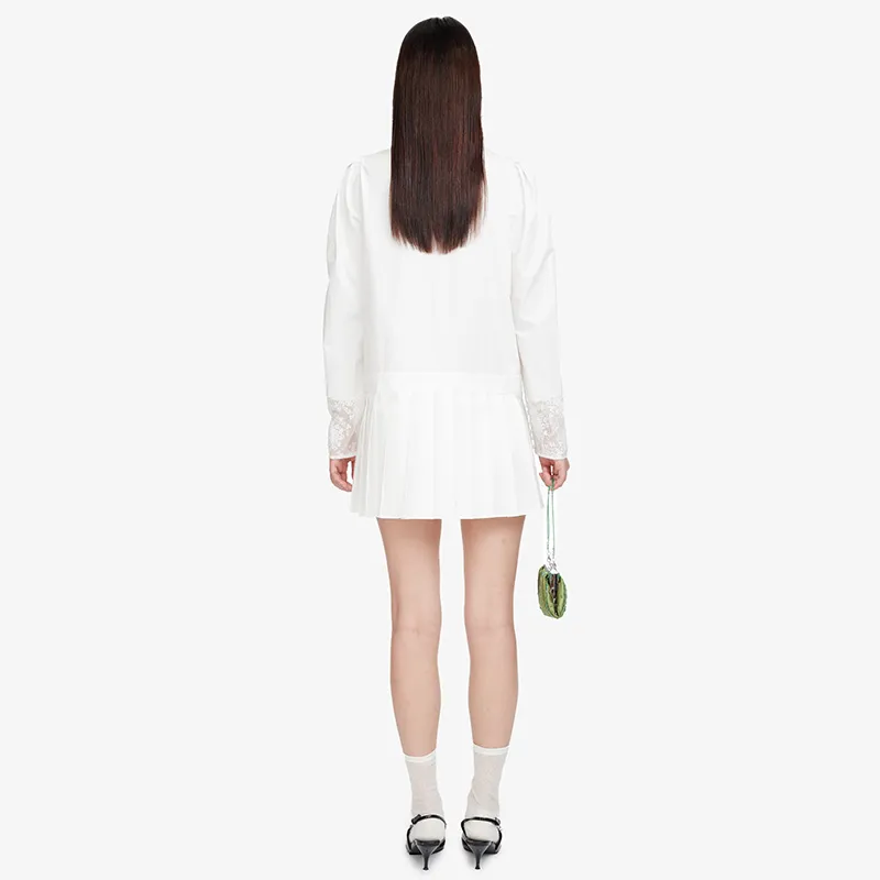 HERLIAN Long Sleeved Dress Women's White-2