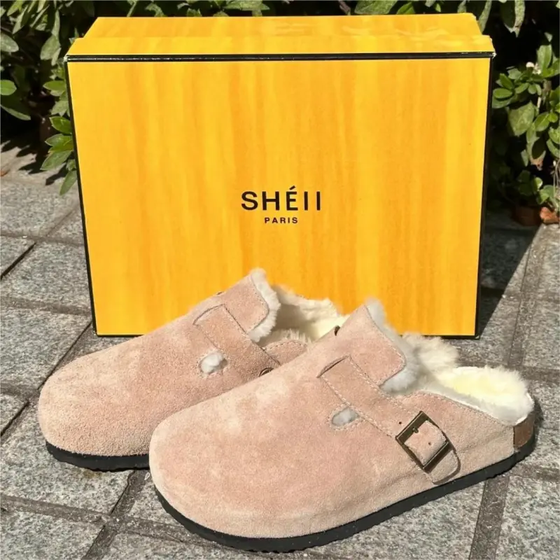 CHRISTINE SHEII Su Yinyin Boken Shoes Wrap-toe Slippers 3cm Women's Sand-3