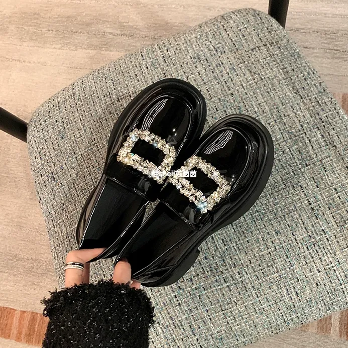 CHRISTINE SHEII Siu Siu Loafers 4cm Women's Black-2