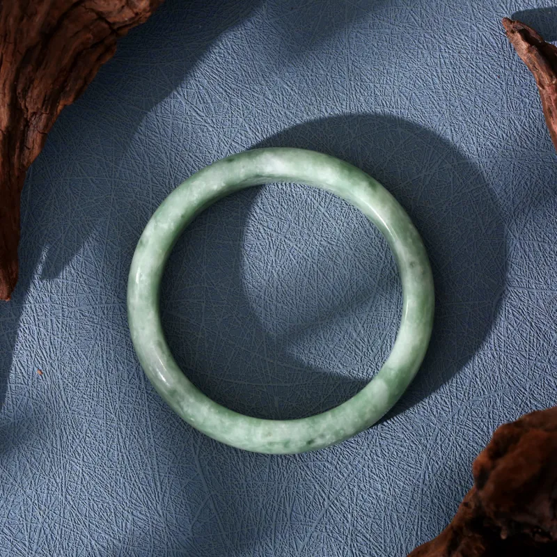 JINZHIFU Guizhou Green Jade Bangles Women's-1