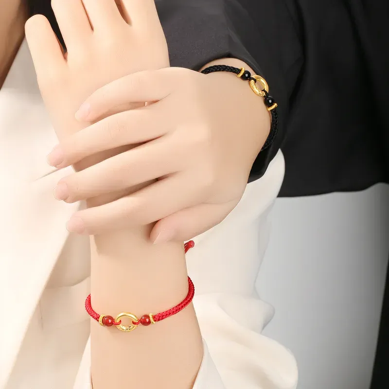 JINZHIFU Gold Bracelet Unisex-4
