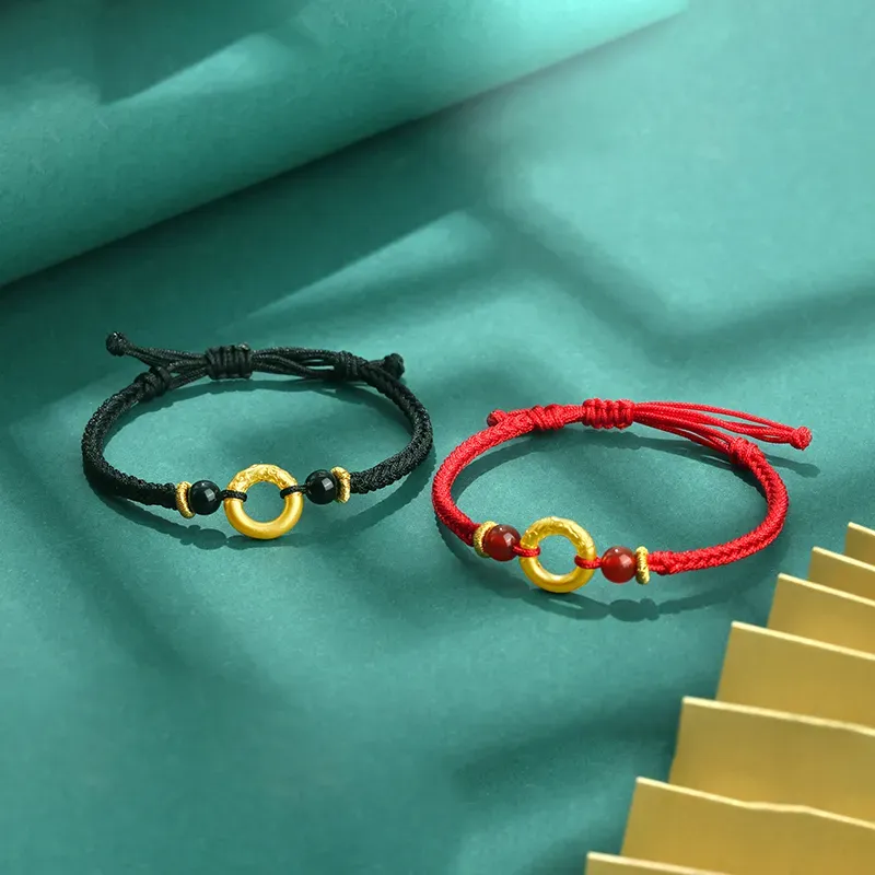 JINZHIFU Gold Bracelet Unisex-1