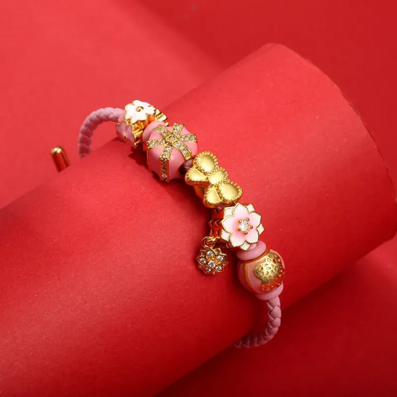 JINZHIFU Gold Bracelet Unisex-3