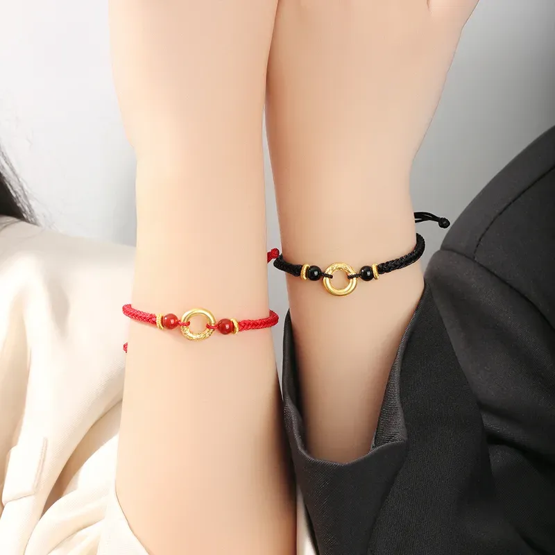 JINZHIFU Gold Bracelet Unisex-3