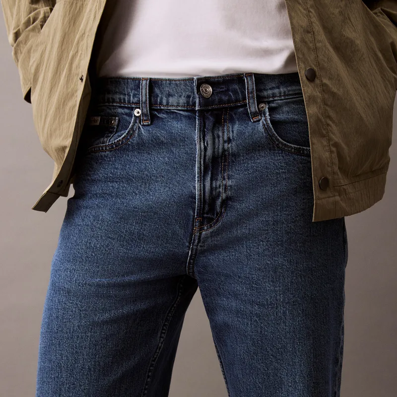 CALVIN KLEIN SS25 Jeans Men's Denim Light Blue-3