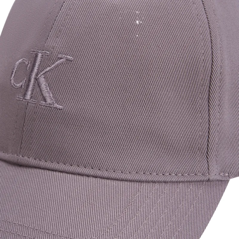 CALVIN KLEIN Cotton Baseball Caps Unisex Taro Purple-2