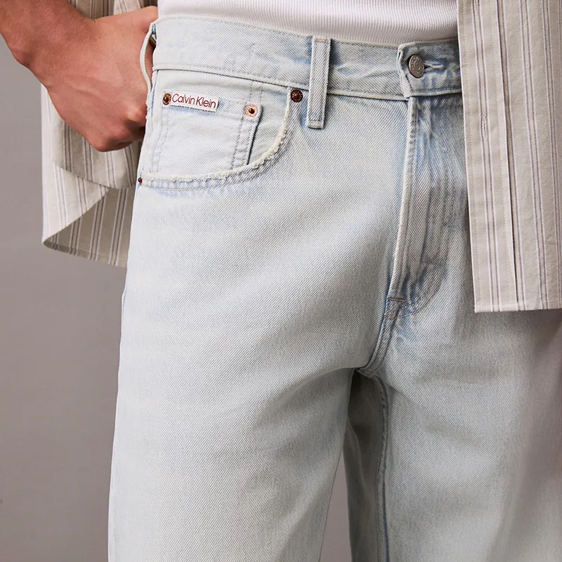 CALVIN KLEIN SS25 Jeans Men's Denim Light Blue-3