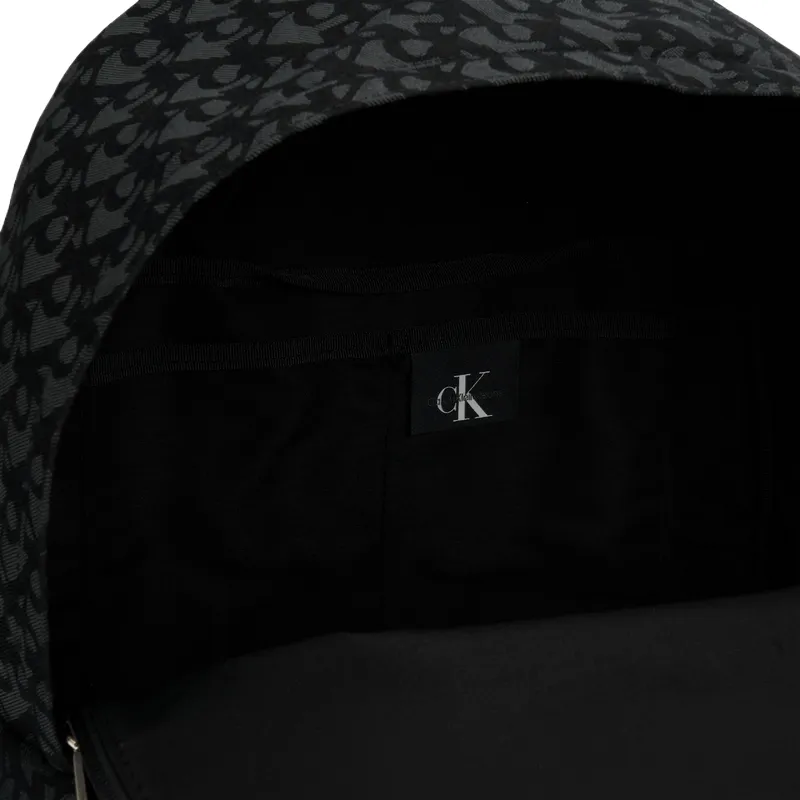 CALVIN KLEIN Fabric Backpack Large Size Men's Space Black-4