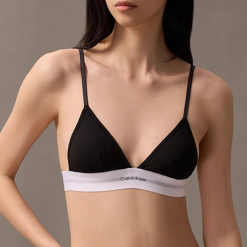 CALVIN KLEIN Bra Women's Space Black-3