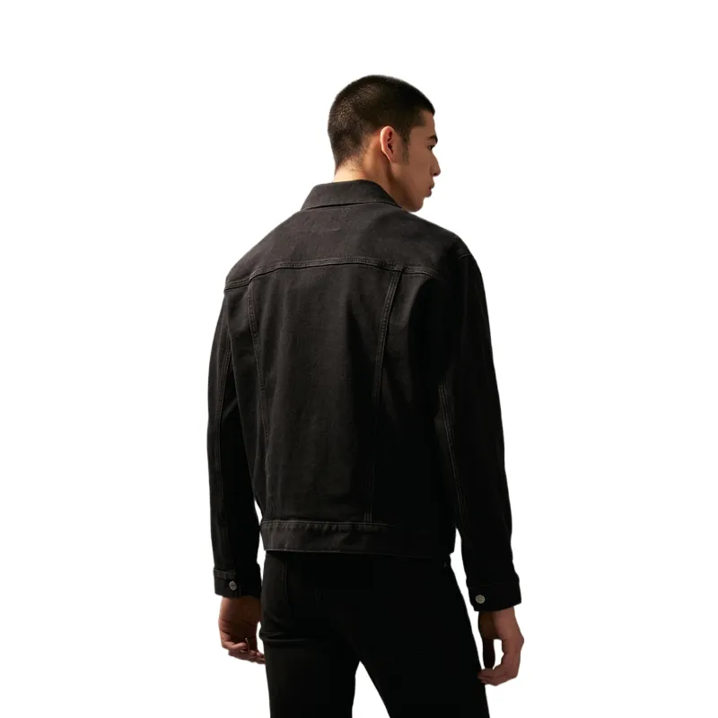 CALVIN KLEIN Denim Jacket Men's Denim Black-3