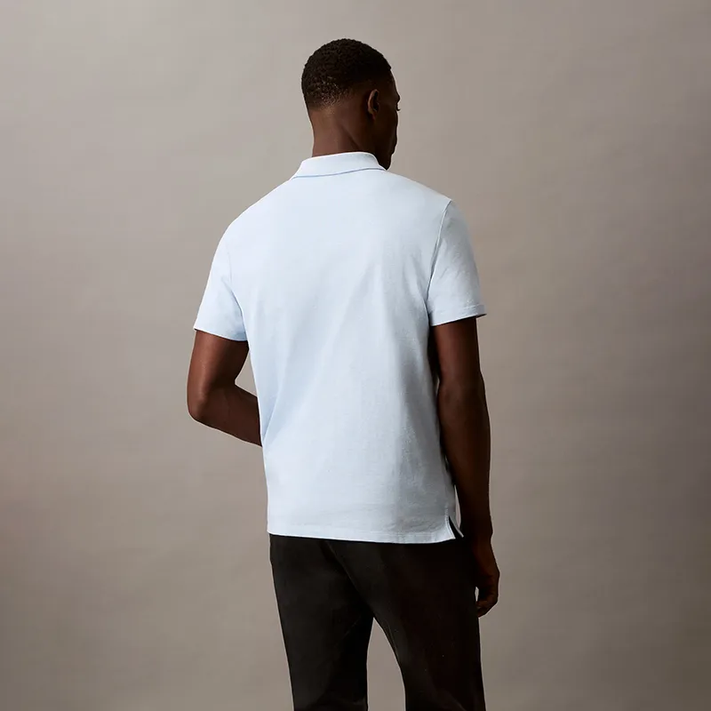 CALVIN KLEIN Polo Shirt Men's Sky Blue-2