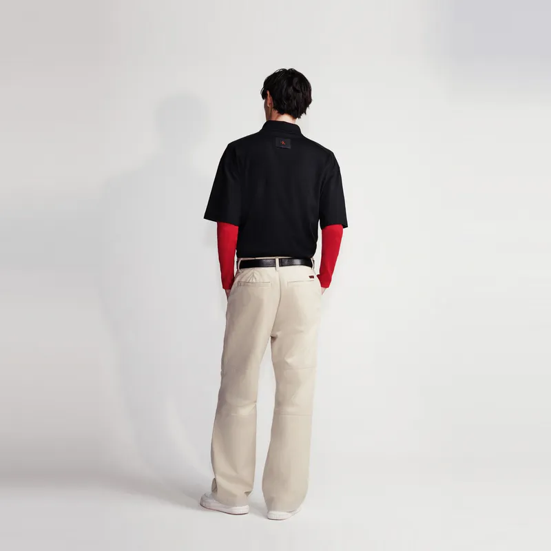 CALVIN KLEIN Spring Festival Red Magenta Casual Pants Men's-6