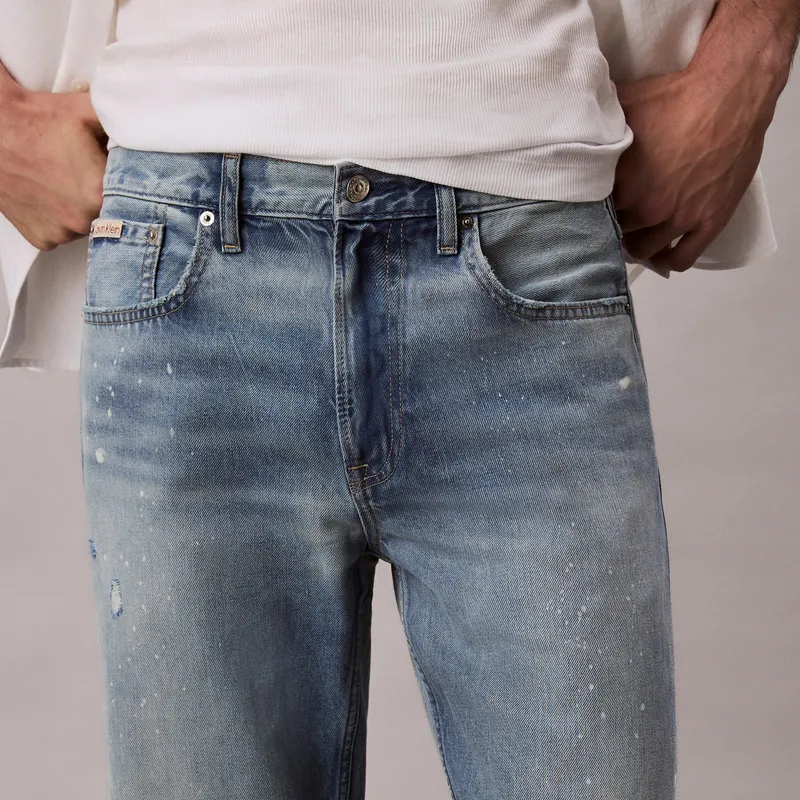 Calvin Klein Jeans Men X7J Denim Light Blue-4