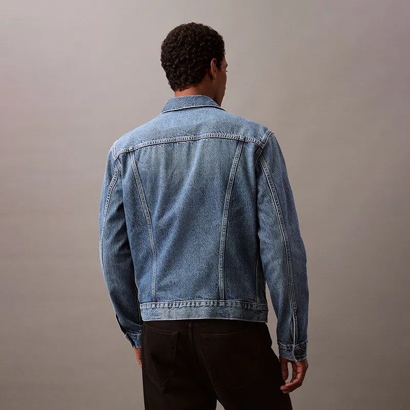 CALVIN KLEIN Denim Jacket Men's Denim Blue-2