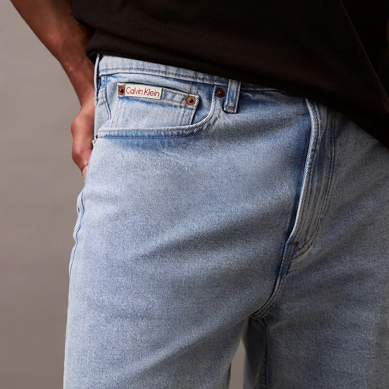 CALVIN KLEIN SS25 Denim Shorts Men's Denim Light Blue-2