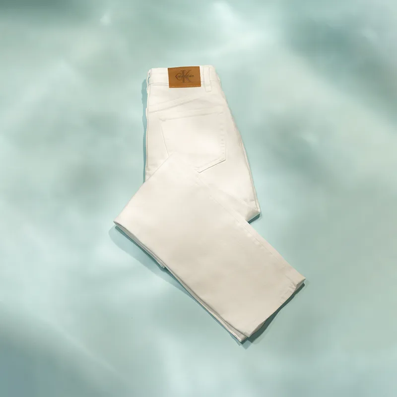 CALVIN KLEIN Jeans Women's White Denim-1
