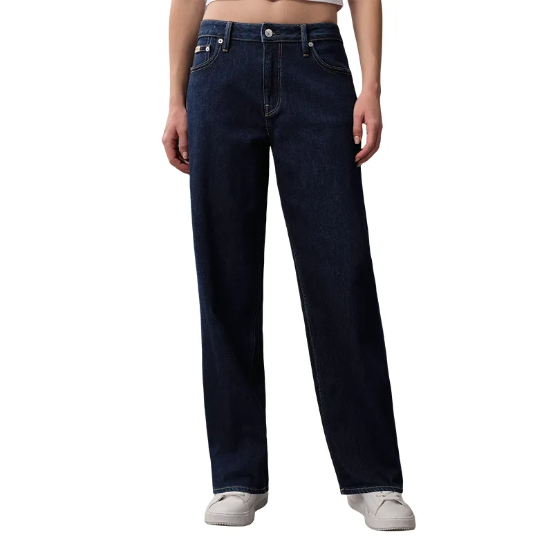 CALVIN KLEIN SS25 Jeans Women's Denim Dark Blue-7
