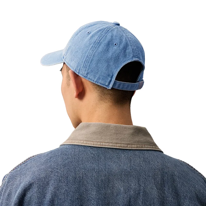 CALVIN KLEIN Cotton Baseball Caps Unisex Blue-4
