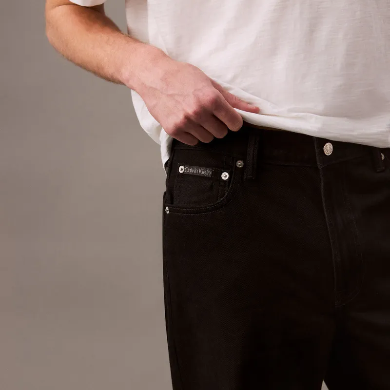 CALVIN KLEIN SS25 Jeans Men's Denim Black-2