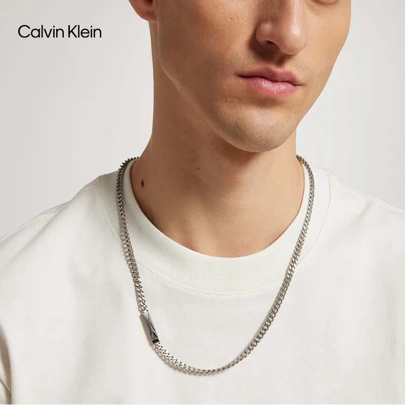 CALVIN KLEIN Steel Necklaces Men's Steel-1