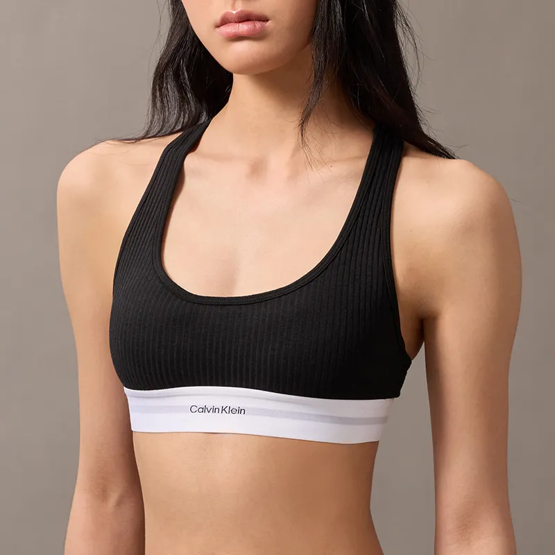 CALVIN KLEIN Bra Women's Coconut Gray-8