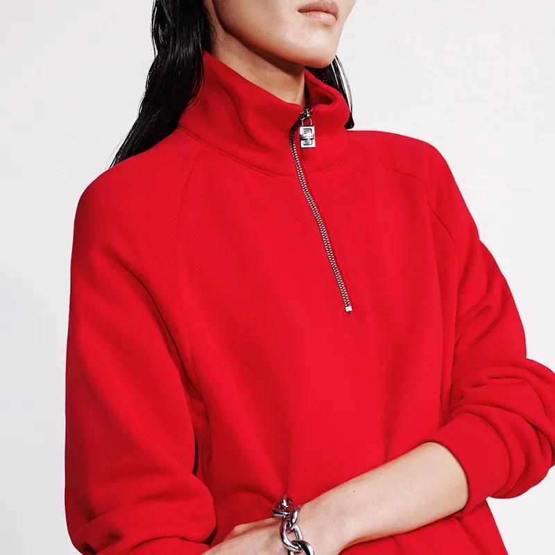 CALVIN KLEIN Sweatshirt Women's China Red-3