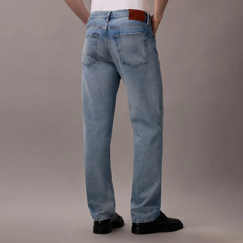 CALVIN KLEIN SS25 Jeans Men's UR1 Denim Light Blue-4