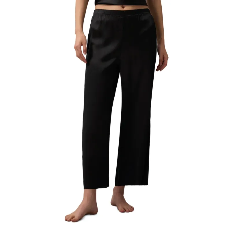 CALVIN KLEIN Pajama Pants Women's Space Black-2