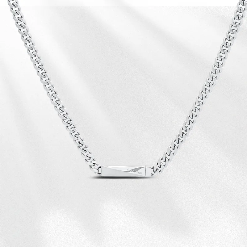 CALVIN KLEIN Steel Necklaces Men's Steel-2