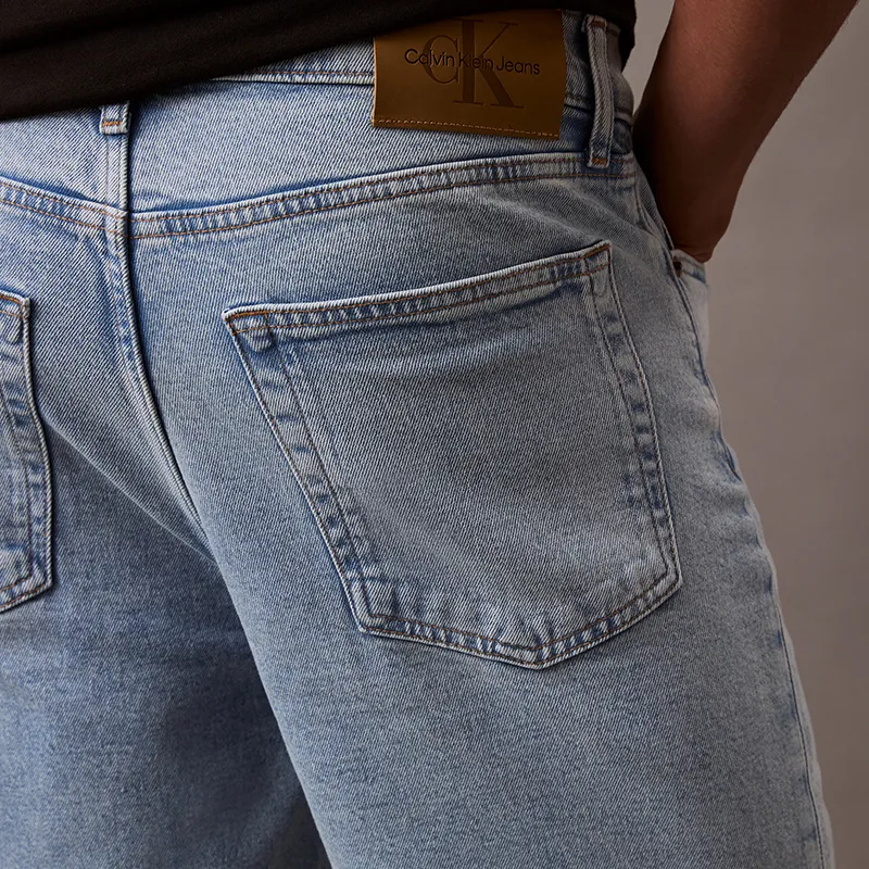 CALVIN KLEIN SS25 Denim Shorts Men's Denim Light Blue-3
