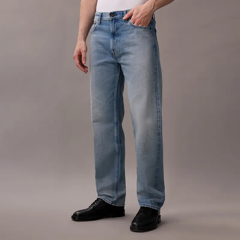 CALVIN KLEIN SS25 Jeans Men's UR1 Denim Light Blue-3